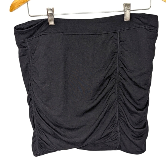 Athleta Dresses & Skirts - Athleta Odyssey Twisted Ruche Skirt Size Woman's Large